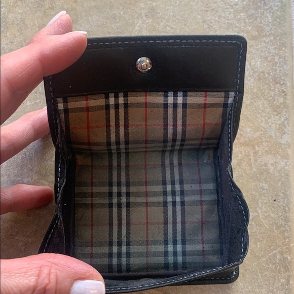 Burberry snap leather pouch - Picture 5 of 13